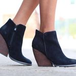 Very Volatile  Black Suede Whitby Ankle Boots Photo 0