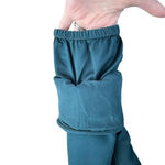 Forecaster of Boston Vintage Puffer Coat Jacket Removable Hood Full Zip Teal, S Green Photo 9