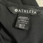 Athleta Brooklyn Jumpsuit 981021 Black Sleeveless V Neck Zip Up Pockets Size 12 Photo 4