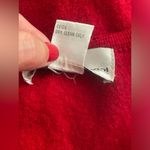 Lisa International Red Boiled Wool Dog Themed Zip Up Vest L READ description Size L Photo 9