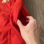 Free People  Fleur Du Jour Red Mini Dress with Pockets Size S NWOT Photo 7