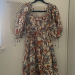 House of Harlow Paisley Print Puff Sleeve Mini Dress Photo 2