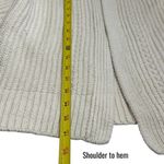 Free People  Ivory Tight Knit Cardigan Coastal Resort Cozy Winter Holiday M Photo 8