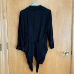 Beulah  One Button Asymmetrical‎ Light Jacket Black Small Photo 4