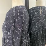 VINTAGE NEWPORT NEWS COTTON PRAIRIE DRESS GRANNY CHIC LACE COLLAR MADE IN USA Blue Size M Photo 4