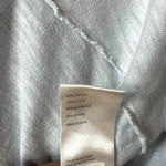 Free People We The Free by  Baby Blue Asymmetrical Cotton Long Sleeve Top M Photo 6