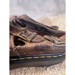 Dr. Martens VTG‎  Brown Leather Buckle Gladiator Platform Sandals 8209 90s Size 8 Photo 8