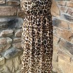 Forever 21  Animal Print Hi-lo Strapless Dress Photo 8