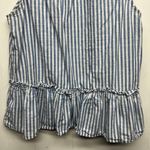 Beach Lunch Lounge Women's Ruffle Hem Striped Sleeveless Top Sz Large Breathable Photo 10