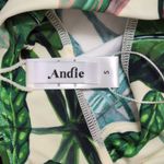 ANDIE NWT Waikiki Dress Ivory Palm Tropical Print Sleeveless Halter Size S Photo 3