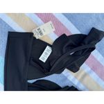 Aerie NWT, , Ruffle Shoulder Bikini Top, Black, Sz XS Photo 7