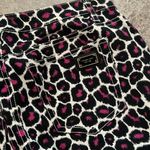 Michael Kors  Animal Print Skinny Jeans, Black/ Purple/ White Size 2 Photo 8