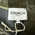 FRNCH Paris Faux Leather Skirt – Croc Embossed – Olive Green – NWT Photo 8