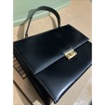 Martin's Black Leather Purse Handmade, Canadian Leather Handbag, Handbag Purse Photo 1