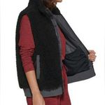 Bass Pro Shops Bass Outdoors Faux Sherpa Fleece Full Zip Women's Hiking Vest Jacket L NWT Black Photo 2