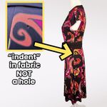 Tahari Arthur S. Levine Midi Dress Cap Sleeve Multicolor Paisley Size 2 Photo 9