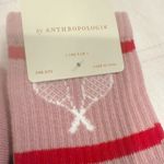 Anthropologie DAILY PRACTICE by  Sporty Icon Racket Sockets in Pink NWT Photo 2