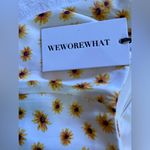 We Wore What  ditsy daisies mini skirt  Womens Mini SLIP Skirt ZR5 IVORY MULTI M Photo 10