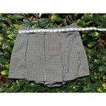 ZARA Black White Gingham Skort Size Medium Photo 7