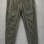 Lululemon  Dance Studio Jogger Pants Green Twill Athletic Athleisure Women's 10 Photo 0
