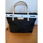 Kate Spade Kennedy Park Sophie Small Black Nylon Tote Raspberry Interior Photo 8