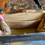 Vintage Palizzio Lizard Clamshell Handb… Black Photo 2