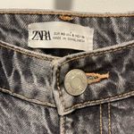 ZARA Mom Jeans Womens Size 8 Gray High Rise Denim Casual Comfort Photo 4