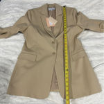Pearl Lela Rose Size 14 Tan Long Sleeve Stretch Neutrals Two Photo 5