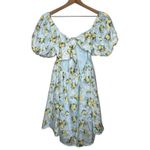 Altar'd State Floral Puffy Sleeve Peasant Babydoll Flowy Dress Fairy Coquette Photo 9