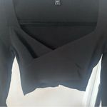 EXPRESS Body contour Black Long Sleeve Top Photo 1