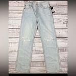 RE/DONE NWT ‘90s High Rise Loose Fit Jeans Bleach Destroy Women's Size 29 Photo 5