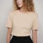 NWT Parentezi Pima Cotton Removable Shoulder Pad T Photo 2