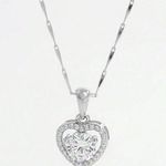 925 real sterling silver heart shaped necklace! Super cute! Perfect gift… Photo 2