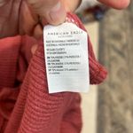 American Eagle  Outfitters Red soft and sexy plush waffle Top. Size large. Photo 6