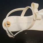 Stuart Weitzman 💕💕 Mellie Bow Jelly Sandal ~ White 7 New Without Box Photo 9