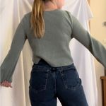 Iris Women’s Green Long Sleeve Crop Size M Photo 9