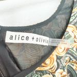 Alice + Olivia Womens Dress Size 0 Delora Printed Baroque Glam Maximalist Luxe Photo 5