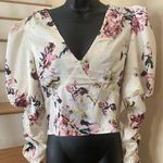 Milk and Honey Floral Puff Sleeve Blouse  Photo 0