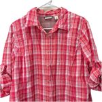 L.L.Bean  Women's Tropicwear UPF 50+ Long Sleeve Button Up Shirt Size LARGE Photo 3