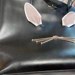Kate Spade Black Tote with Pink Bunny Rabbit Hop To It Tote Photo 3