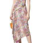 Sies Marjan  Farrah Cocktail Dress croco print pink multicolor Sz 2 Photo 0
