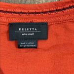 Anthropologie  Deletta rust orange top Photo 2