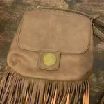 Charming Charlie fringe leather crossbody/shoulder bag Photo 1