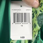 Rabbit Rabbit Rabbit Dress Women's 12 Green Floral Fit & Flare Maxi Sleeveless Photo 6