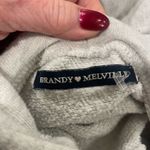 Brandy Melville Crop Grey Hoodie Size L Photo 2