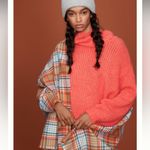 Pilcro and the Letterpress Pilcro Anthropolgie chunky knit alpaca & angora coral sweater Xs 198$ fall knit Photo 3