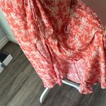 Chelsea and Violet  Asymmetrical Red Floral Dress Photo 10
