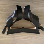 Michael Kors MK platform heels WOMENS size 7 Black LEATHER Photo 7