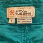 Royal Robbins Green Nylon Hiking Outdoor Backcountry Shorts Pockets Size 6 Photo 1