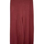 Uniqlo Marimekko X  Womens Wool Blend Wide-Leg Knit Crop Pants XS Brick Red Photo 0